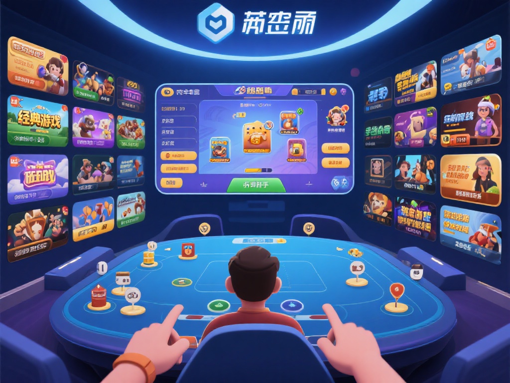 进入平台后，你会发现这里的内容非常丰富，从经典游戏