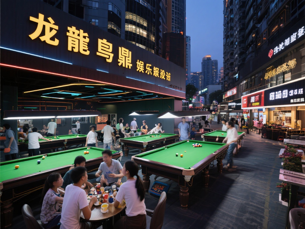 九龙问鼎娱乐设施选址于城市核心地带，交通便利，周边